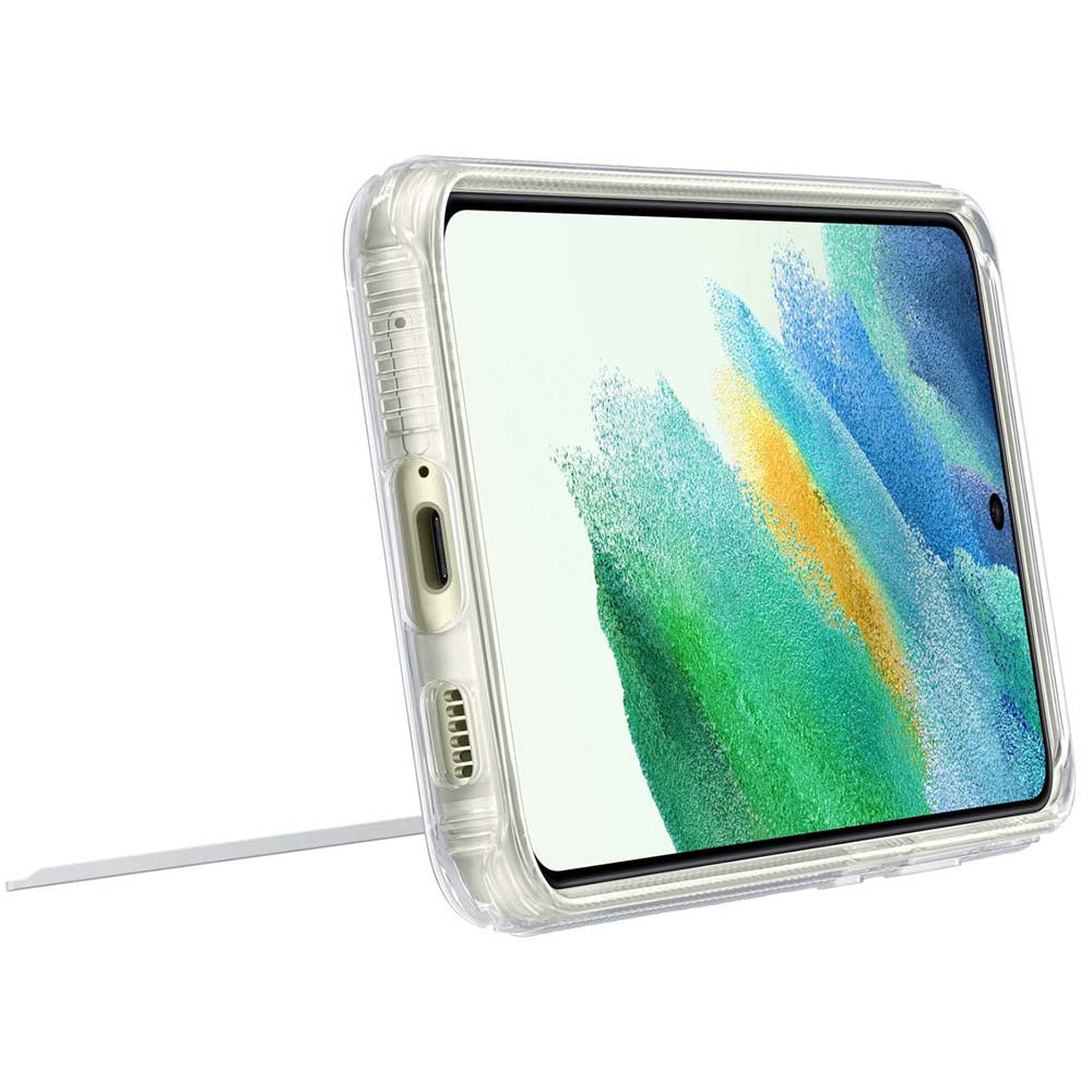 Schutzhülle Samsung Clear Standing Cover für Galaxy S21 FE, Transparent