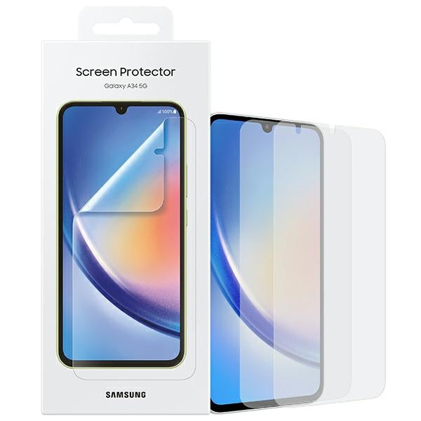 Displayschutzfolie Samsung Screen Protector für Galaxy A34 5G, 2 Stück