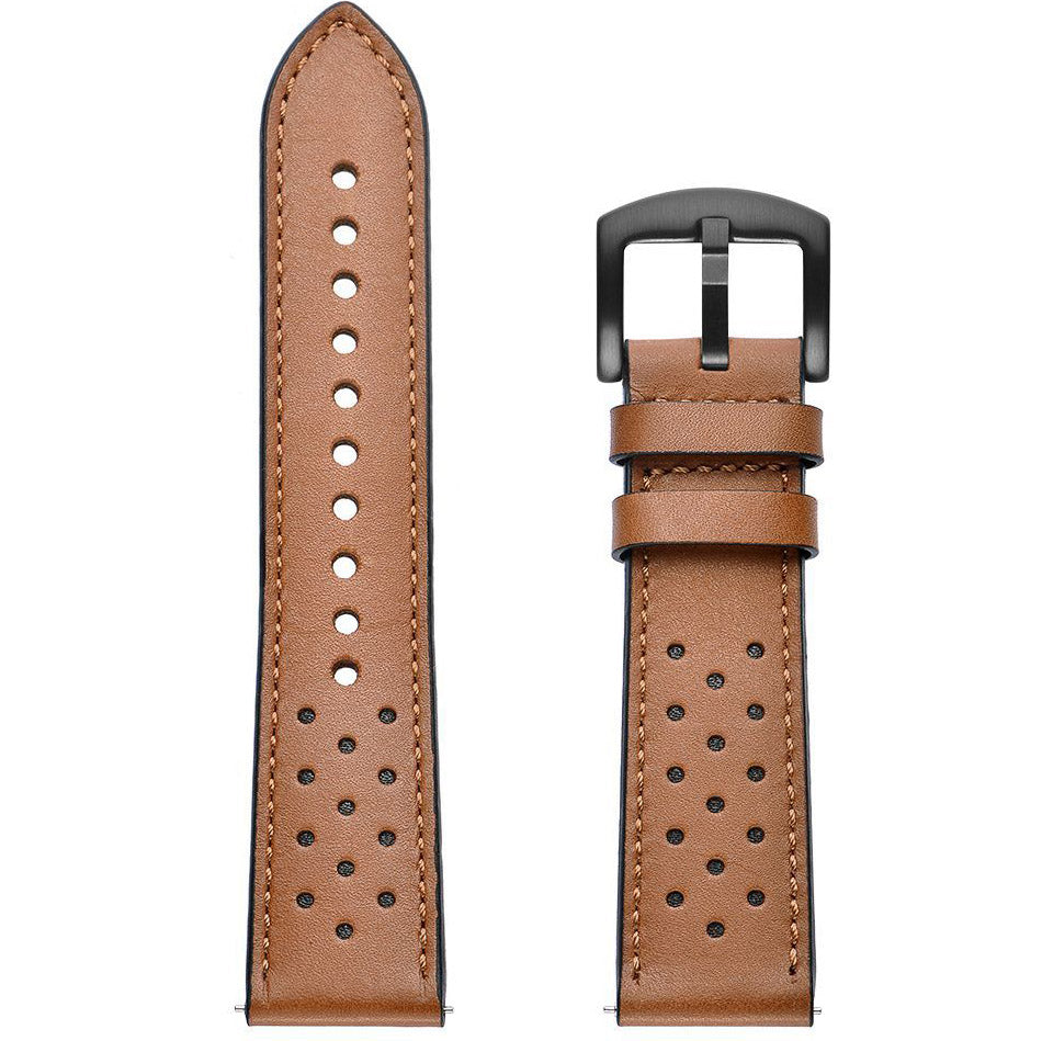 Lederarmband für Galaxy Watch 6/5 Pro/5/4/3, Tech-Protect Leather, Braun