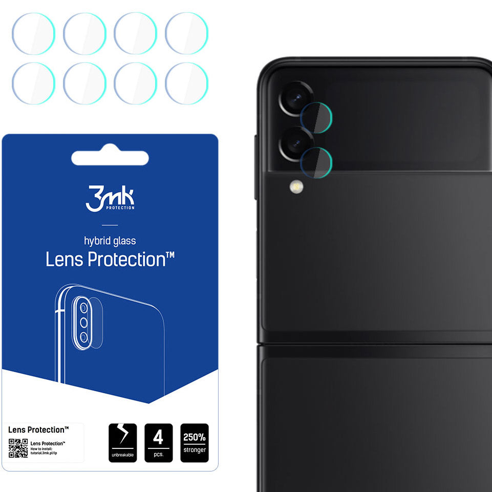 Glas für die Kamera 3mk Hybrid Glass Lens Protection für Galaxy Z Flip 3 5G