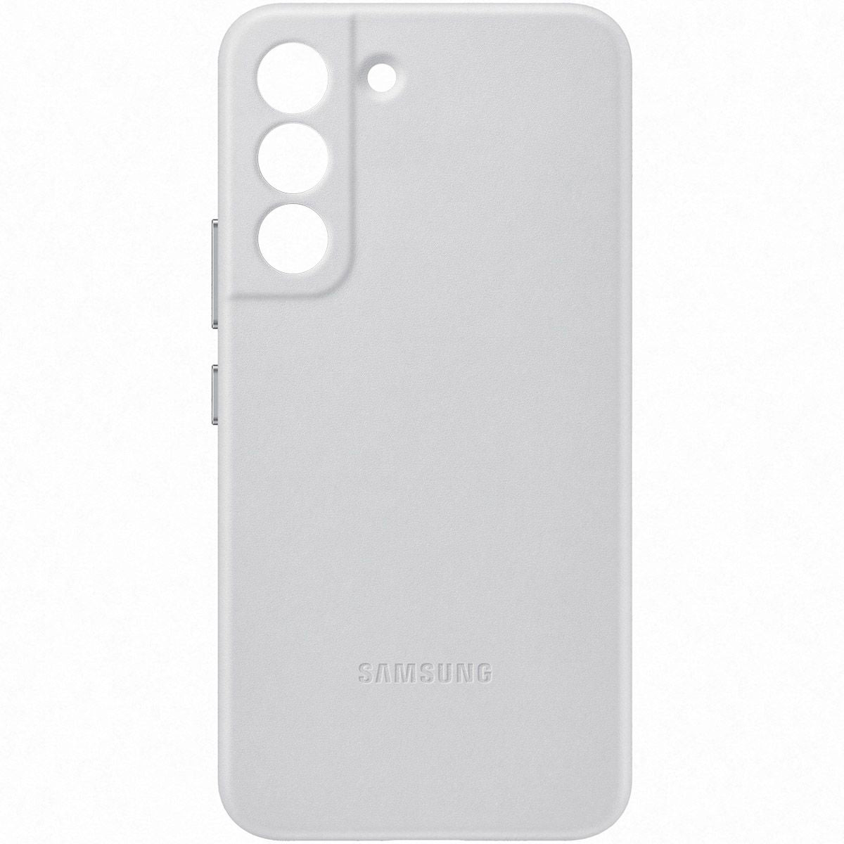 Schutzhülle Samsung Leather Cover für Galaxy S22, Hellgrau