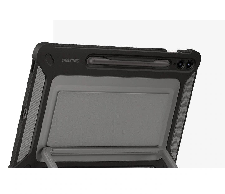 Schutzhülle für Galaxy Tab S9 FE Plus, Samsung Outdoor Cover, Schwarz