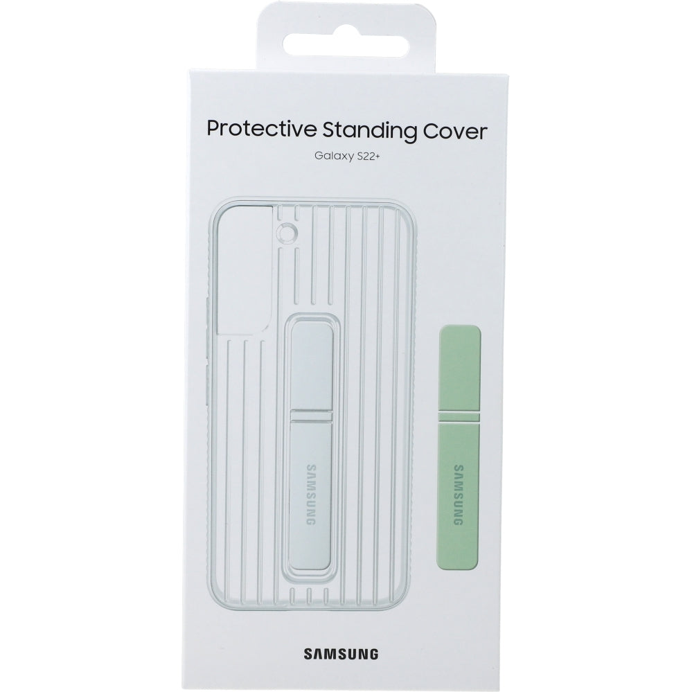 Schutzhülle Samsung Protective Standing Cover für Galaxy S22 Plus, Weiß