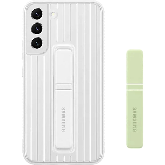 Schutzhülle Samsung Protective Standing Cover für Galaxy S22 Plus, Weiß