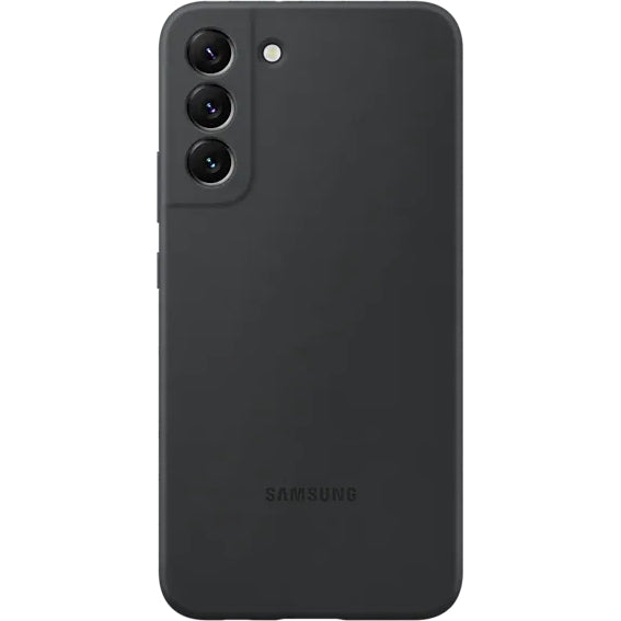Schutzhülle Samsung Silicone Cover für Galaxy S22 Plus, Schwarz