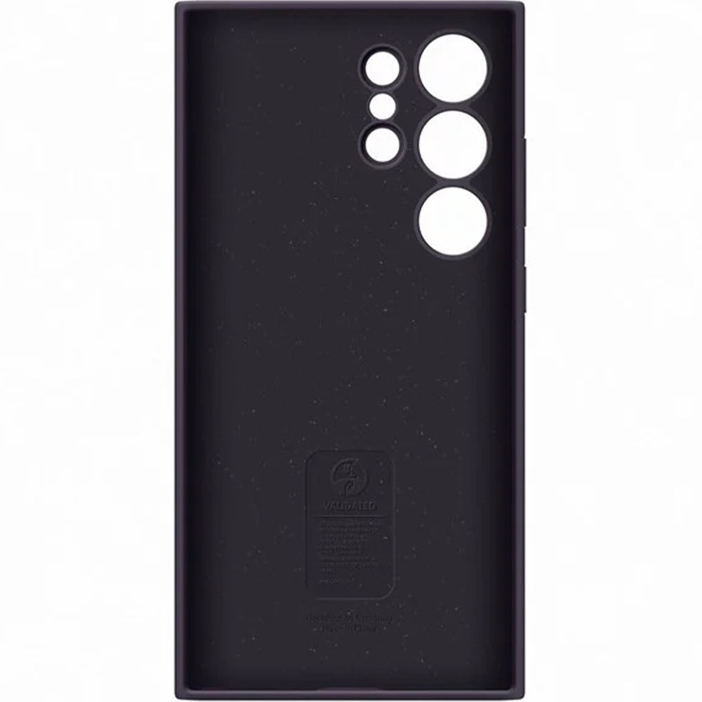 Schutzhülle für Galaxy S24 Ultra, Samsung Silicone Cover, Dunkelviolett