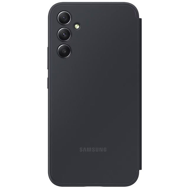 Schutzhülle Samsung Smart View Wallet Case für Galaxy A34 5G, Schwarz