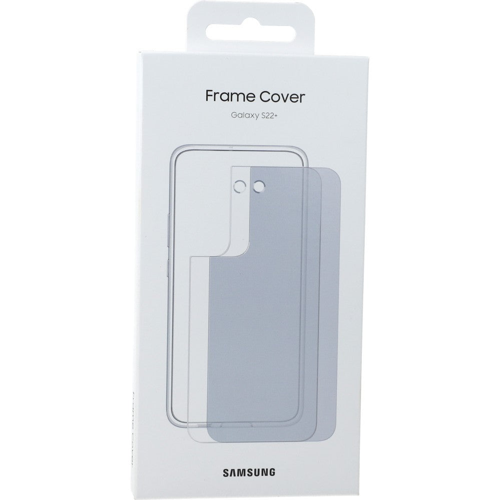 Schutzhülle Samsung Frame Cover für Galaxy S22 Plus, Transparent