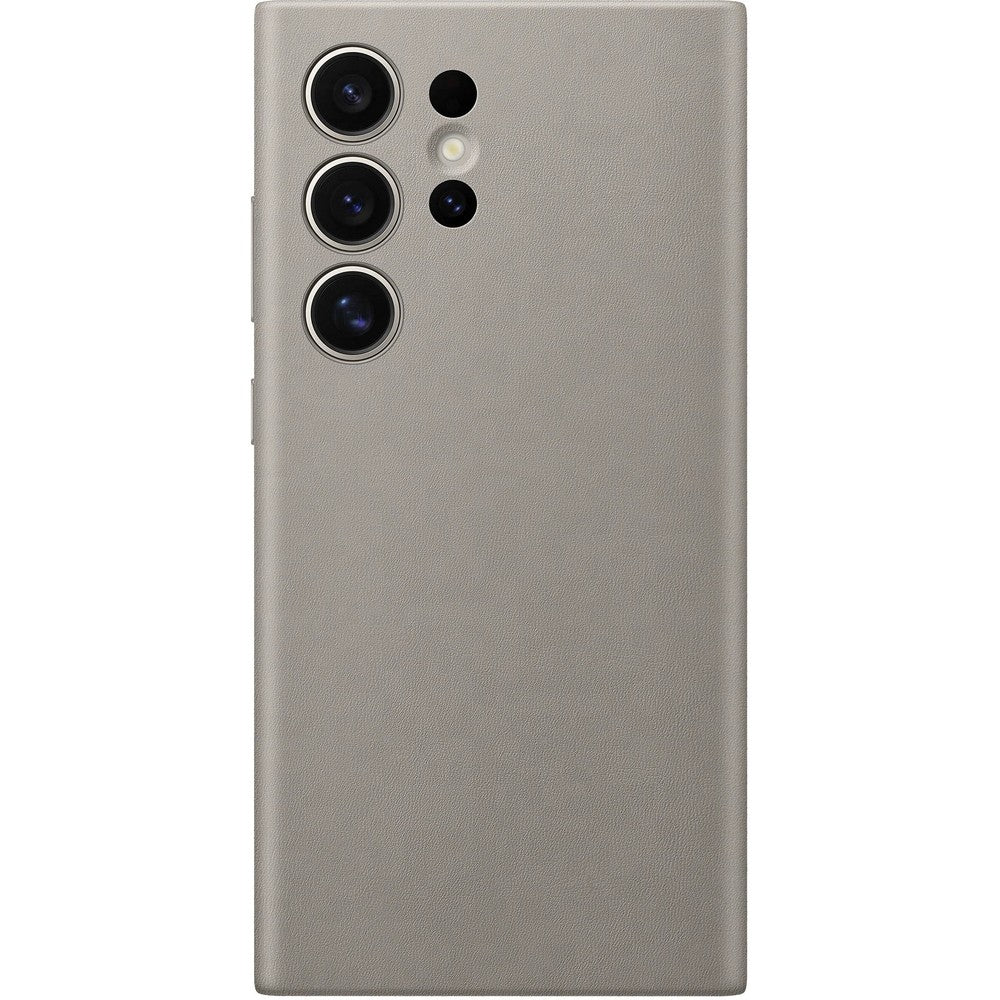 Schutzhülle für Galaxy S24 Ultra, Samsung Vegan Leather Cover, Beige