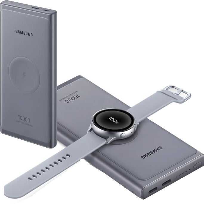 Akku Samsung Wireless Battery Pack 25W / 7.5W, 2x USB-C, 10000 mAh, Grau