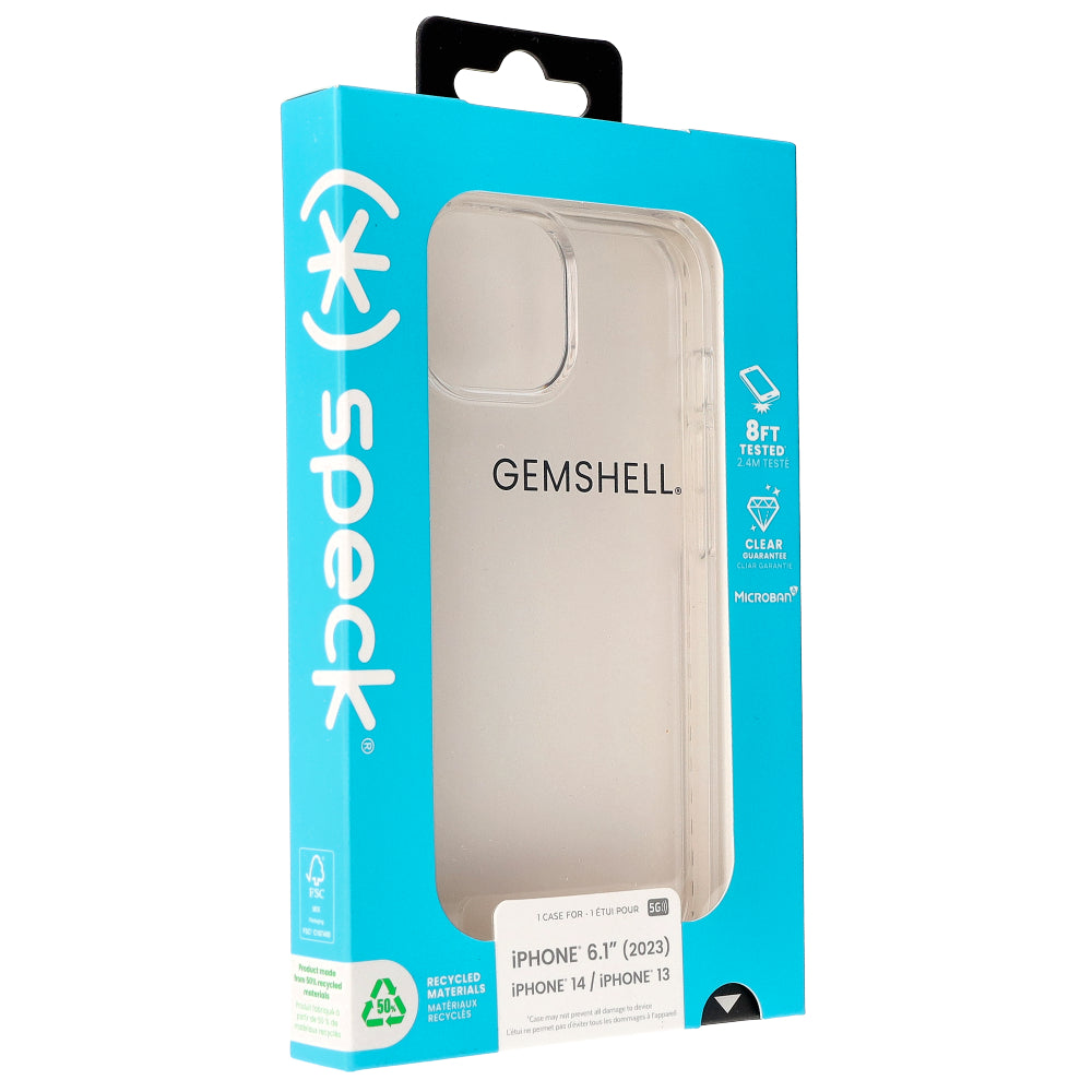 Schutzhülle Speck GemShell für Apple iPhone  16e / 15 / 14 / 13 , Transparent