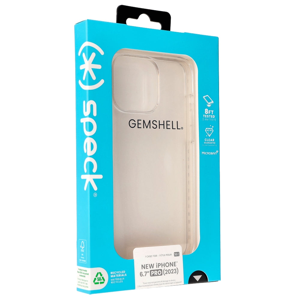 Schutzhülle Speck GemShell für Apple iPhone 15 Pro Max , Transparent