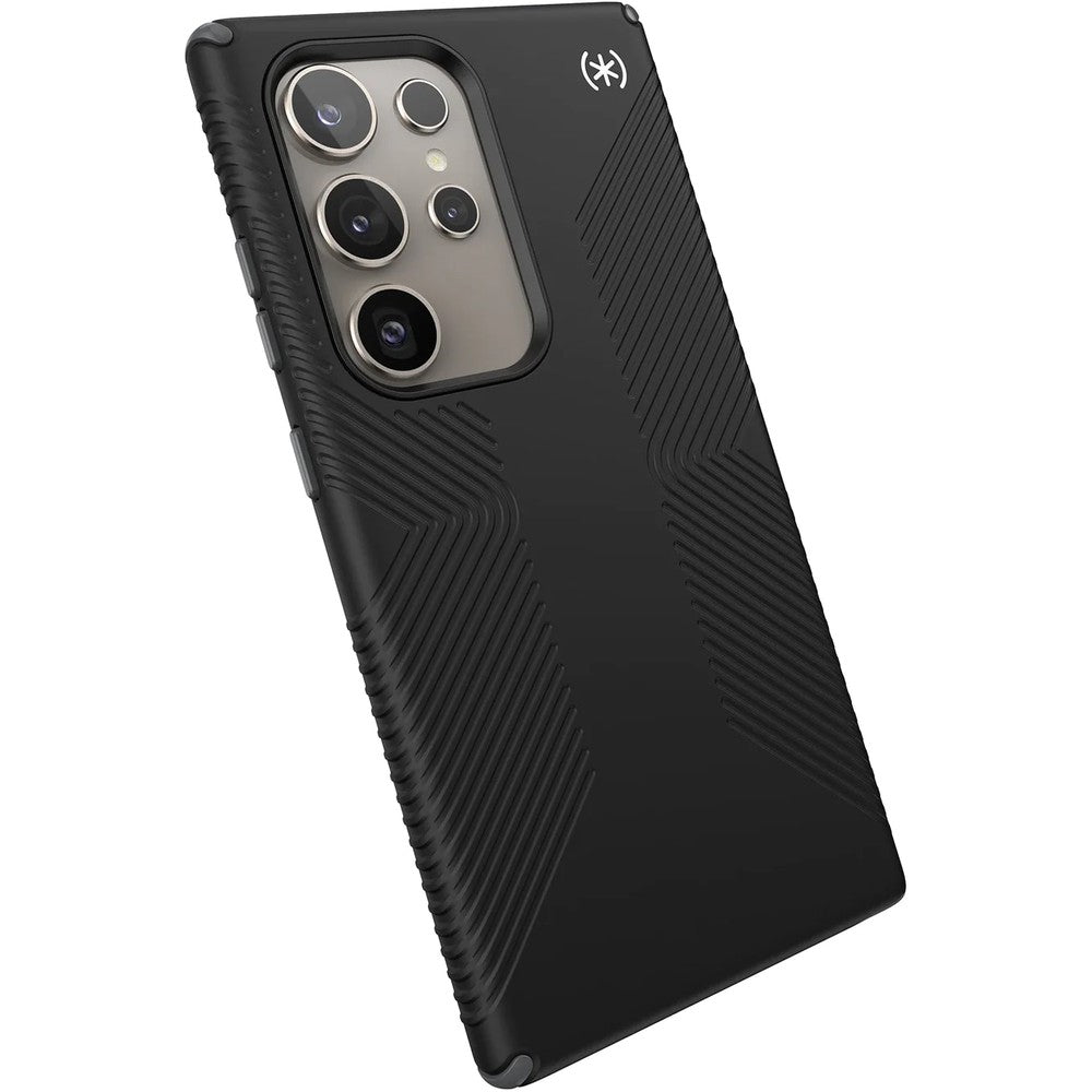 Schutzhülle Speck Presidio2 Grip für Galaxy S24 Ultra, Schwarz und Grau