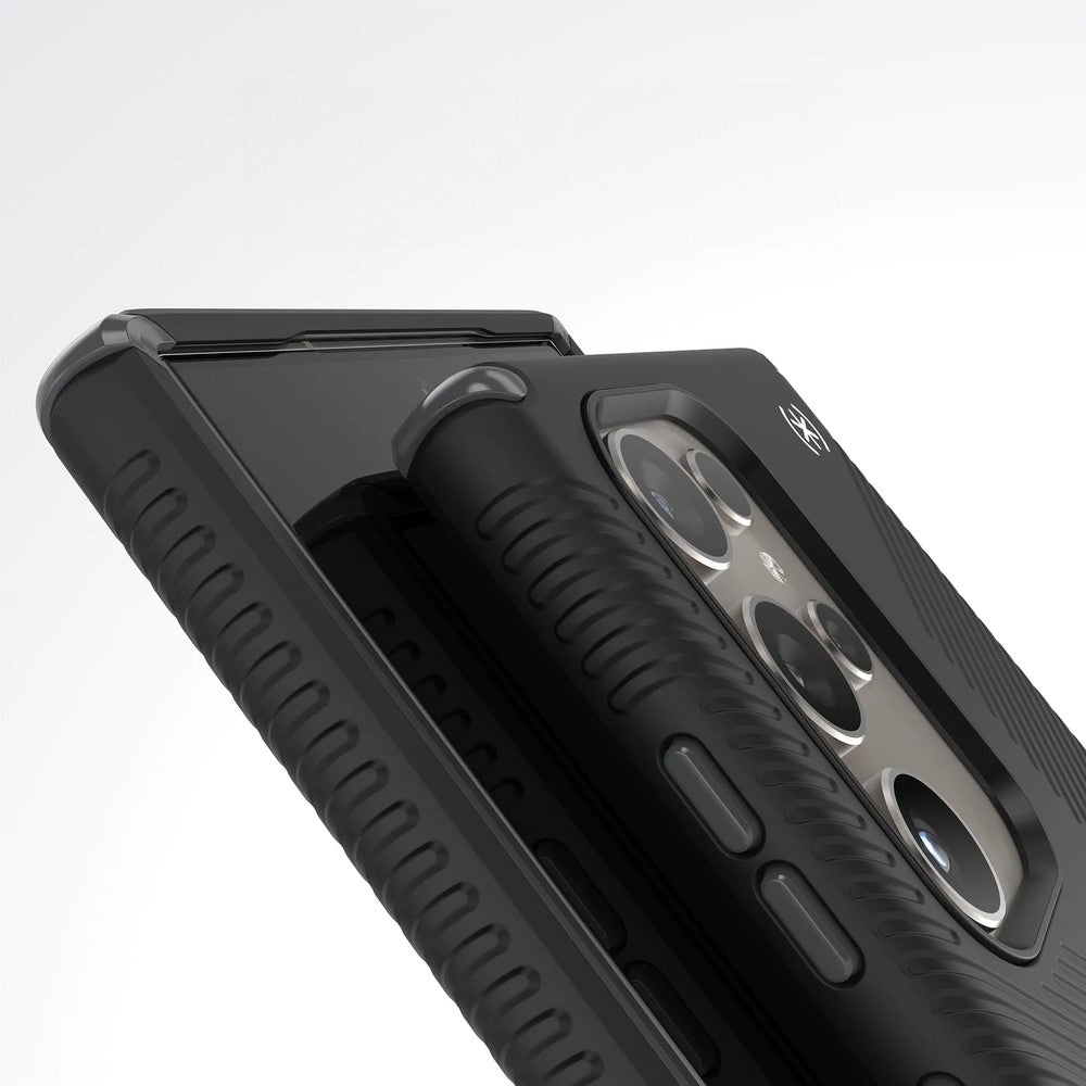 Schutzhülle Speck Presidio2 Grip für Galaxy S24 Ultra, Schwarz und Grau