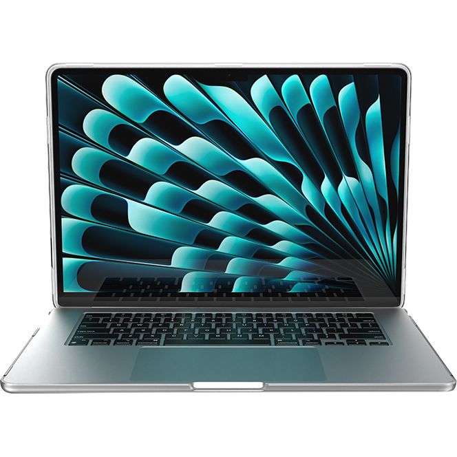 Schutzhülle Speck SmartShell für Apple MacBook Air 15.3" M4 / M3 / M2, Transparent