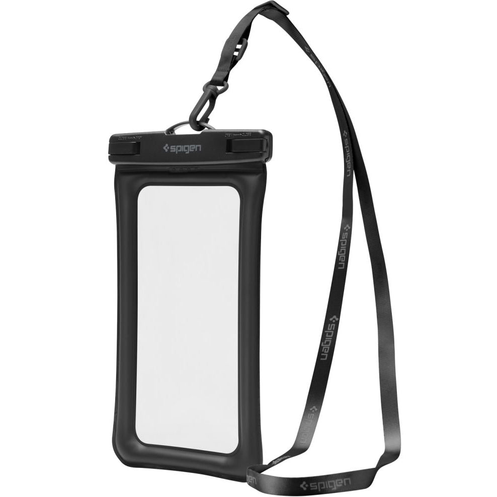 Wasserdichte Schutzhülle + Tashe Spigen A621 Waterproof Case + Bag, Schwarz
