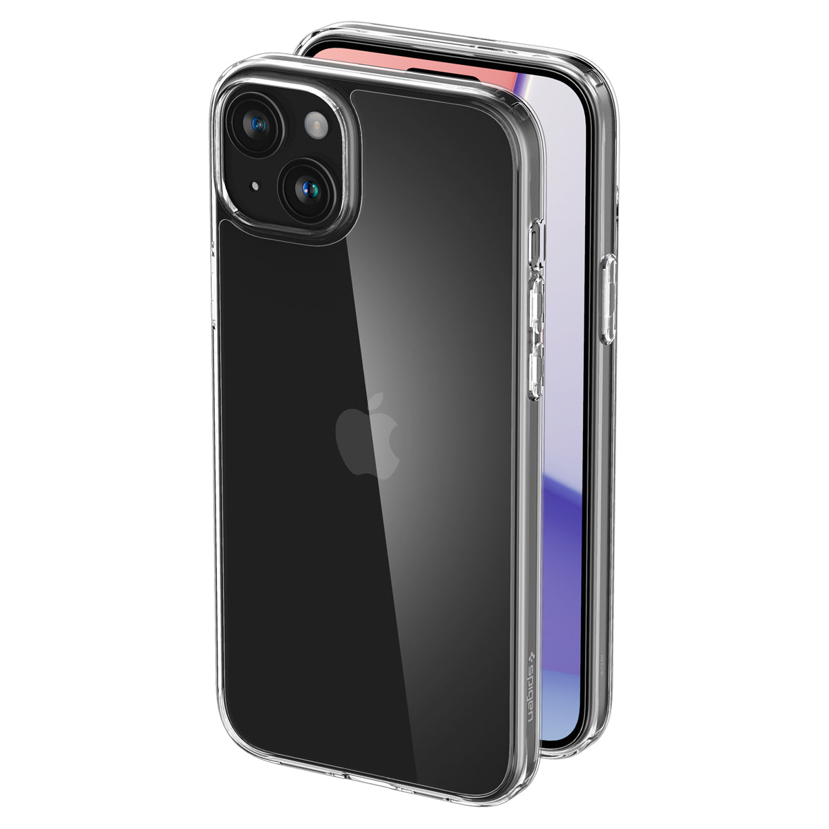 Schutzhülle Spigen Air Skin Hybrid für Apple iPhone 15, Transparent