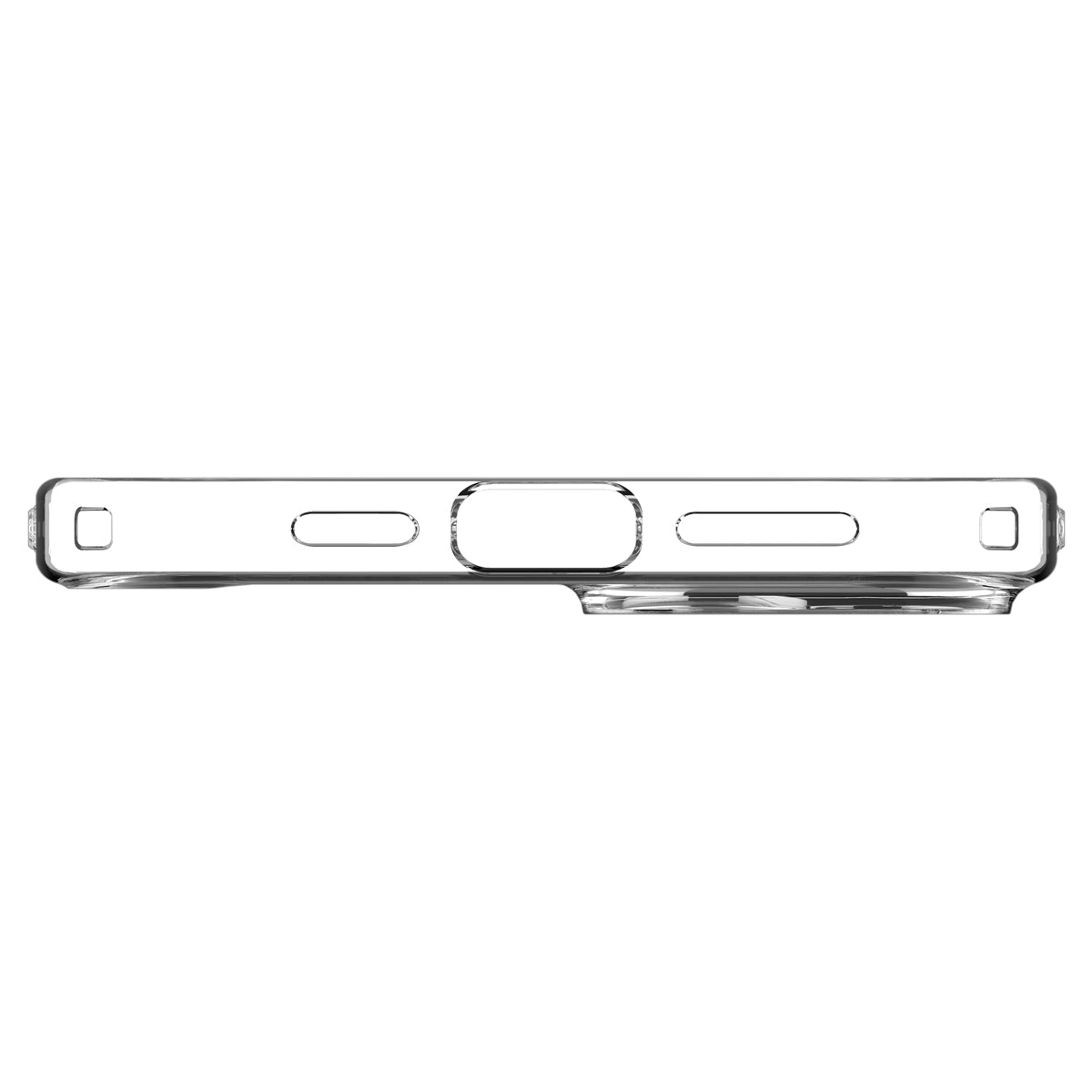Schutzhülle Spigen Air Skin Hybrid für Apple iPhone 15, Transparent