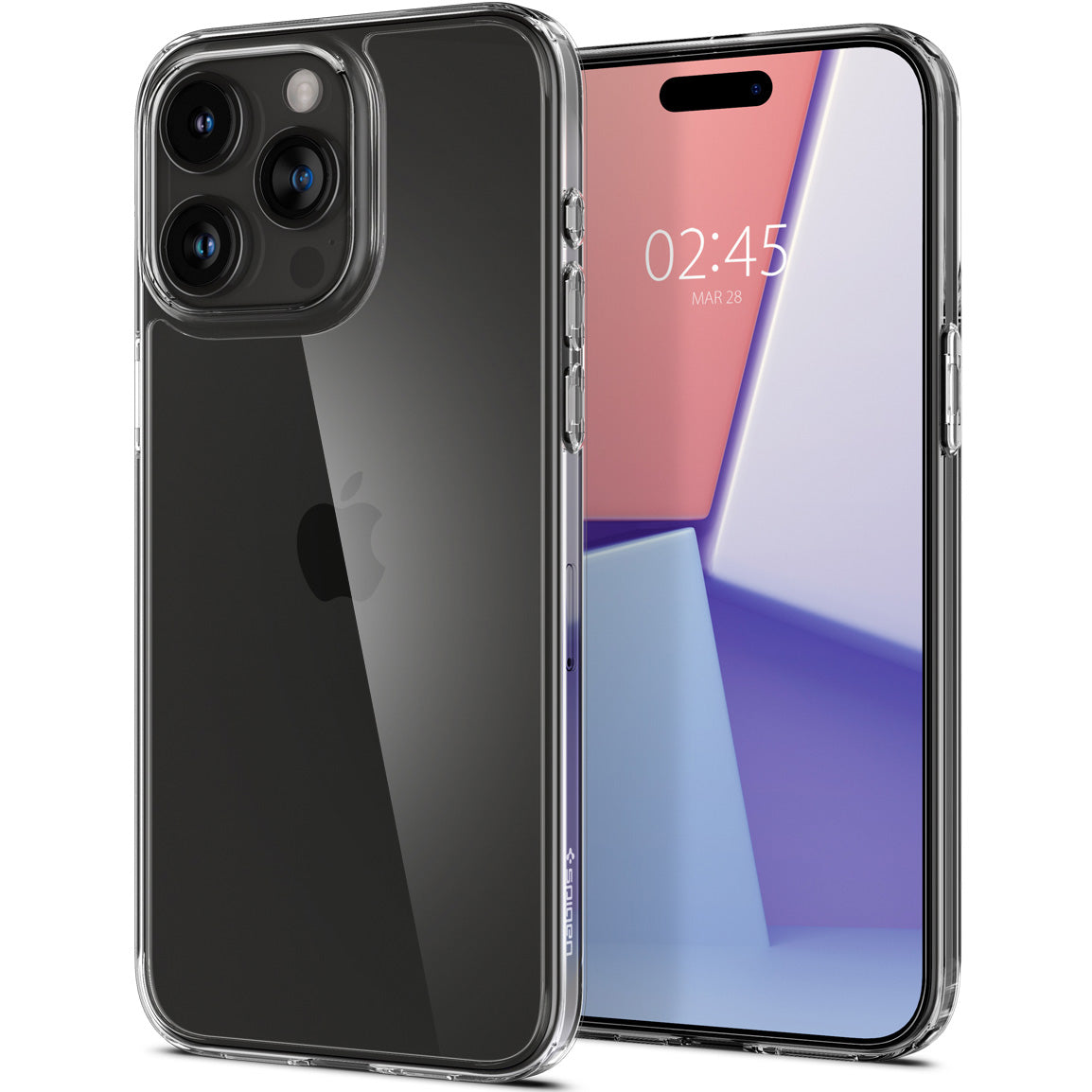 Schutzhülle Spigen Air Skin Hybrid für Apple iPhone 15 Pro, Transparent