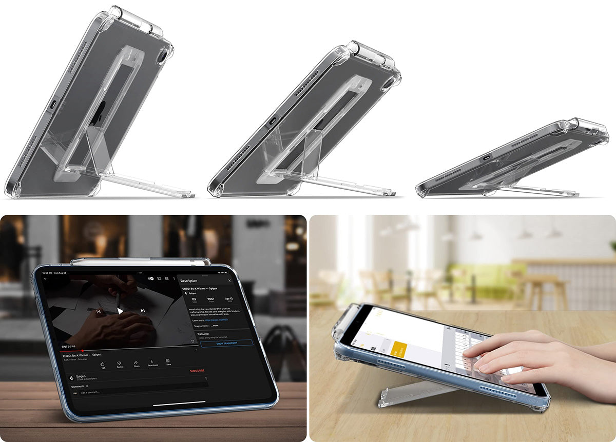 Schutzhülle Spigen Air Skin Hybrid S für iPad 10 10.9 2022, Transparent