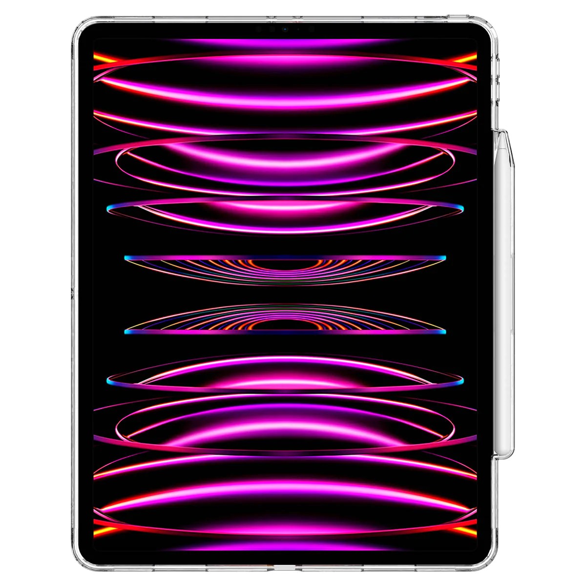 Schutzhülle Spigen Air Skin Hybrid S für iPad Pro 12.9 2022/2021, Transparent