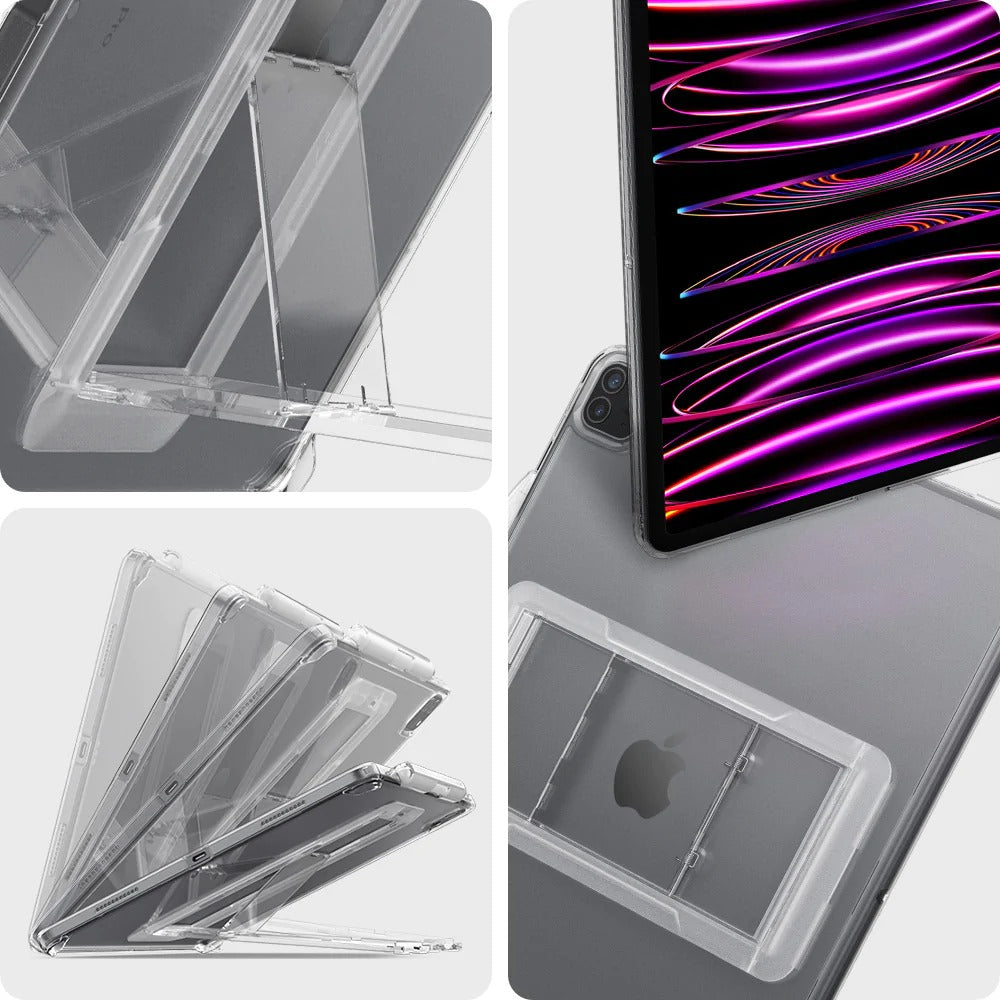 Schutzhülle Spigen Air Skin Hybrid S für iPad Pro 12.9 2022/2021, Transparent