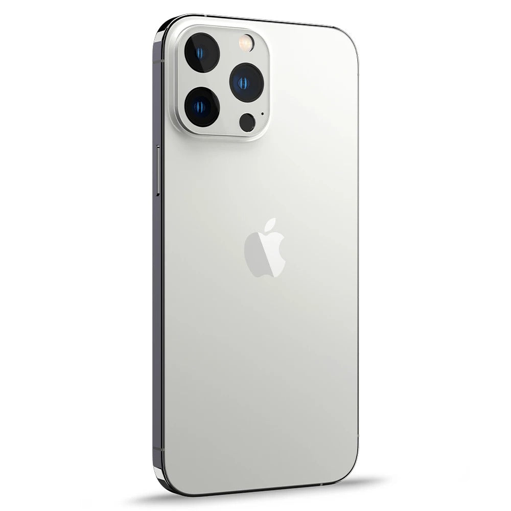 Glas für die Kamera Spigen Glas.tR Optik 2-Pack iPhone 13 Pro / 13 Pro Max, Silbern