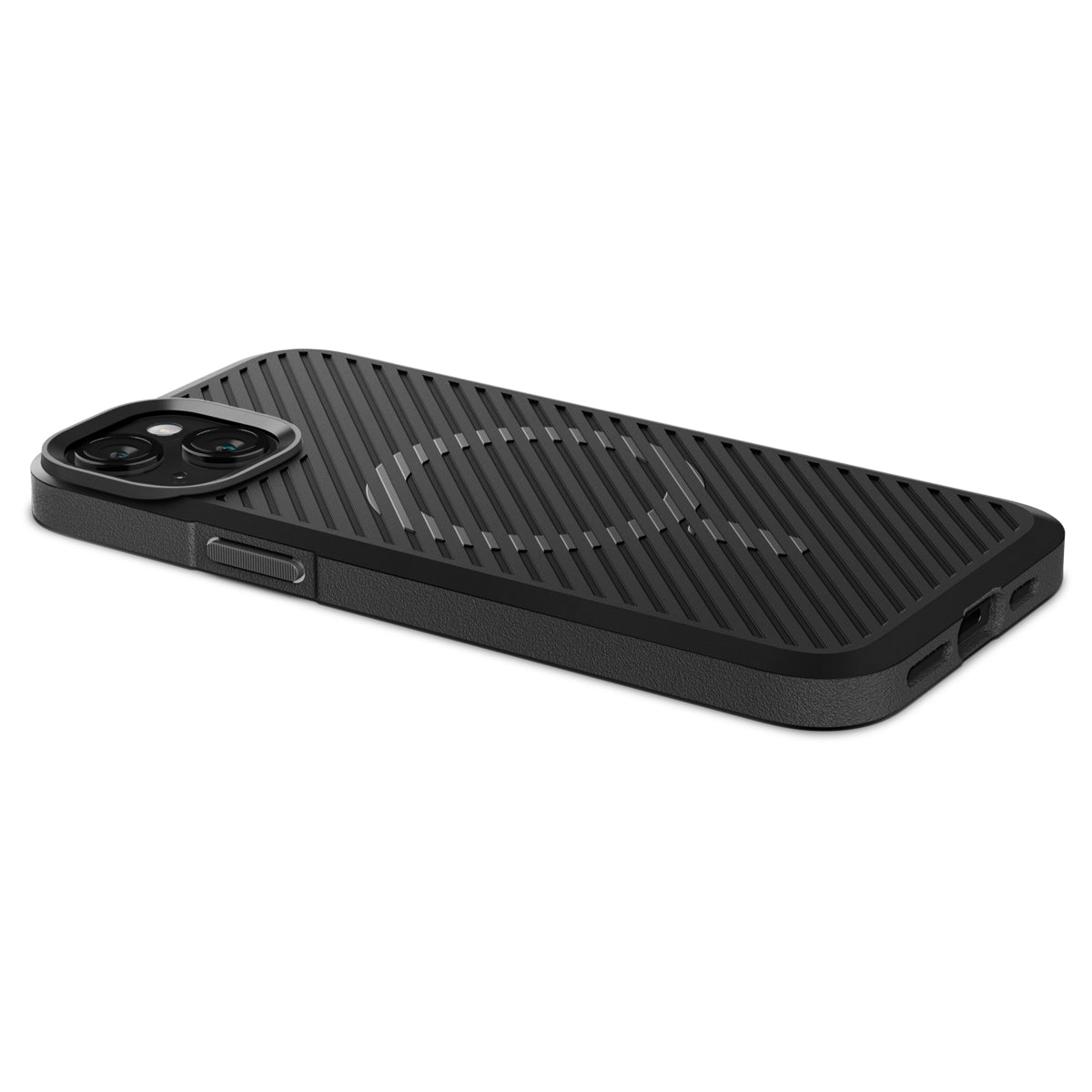 Schutzhülle Spigen Core Armor Mag mit MagSafe für Apple iPhone 15 Plus, Schwarz