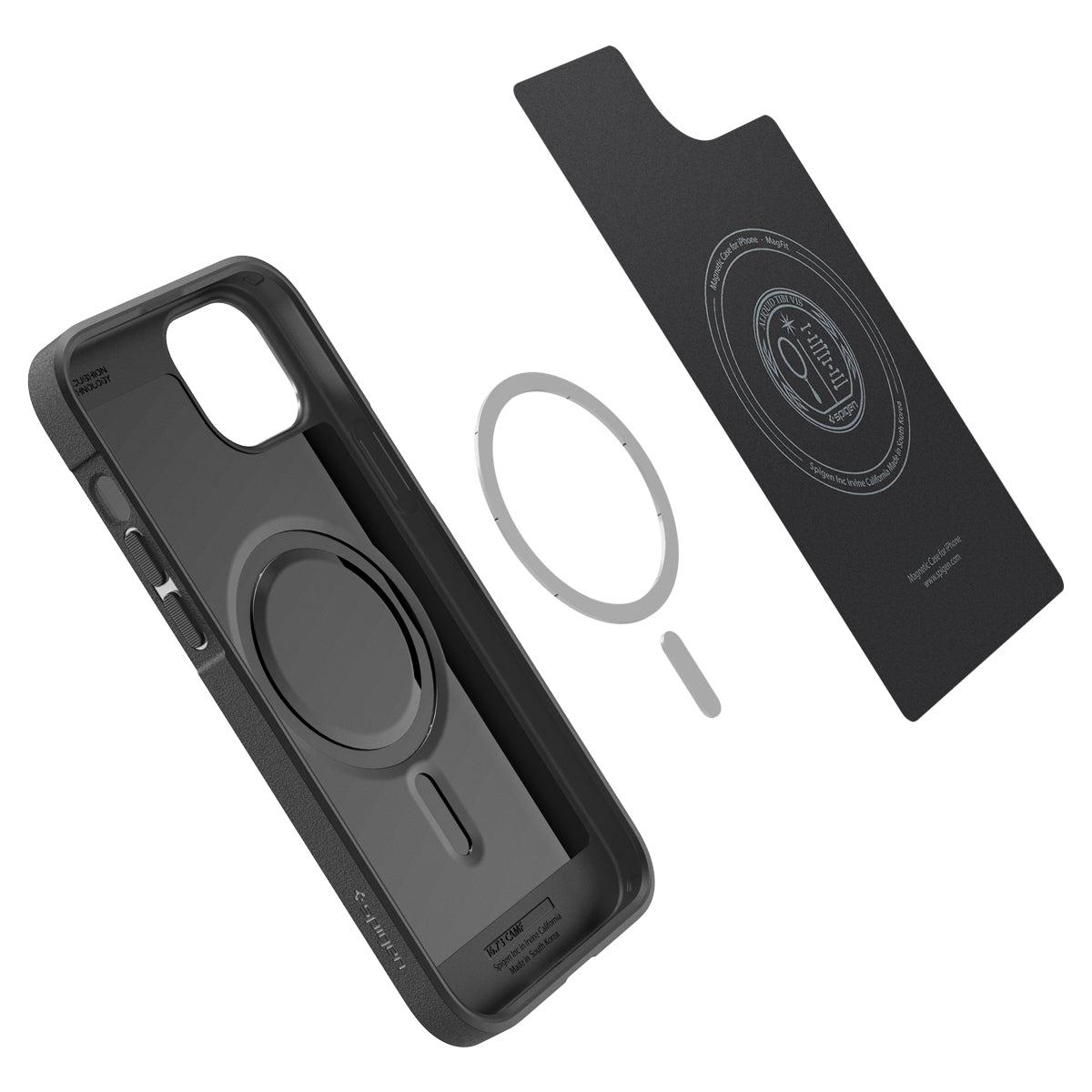 Schutzhülle Spigen Core Armor Mag mit MagSafe für Apple iPhone 15 Pro Max, Schwarz