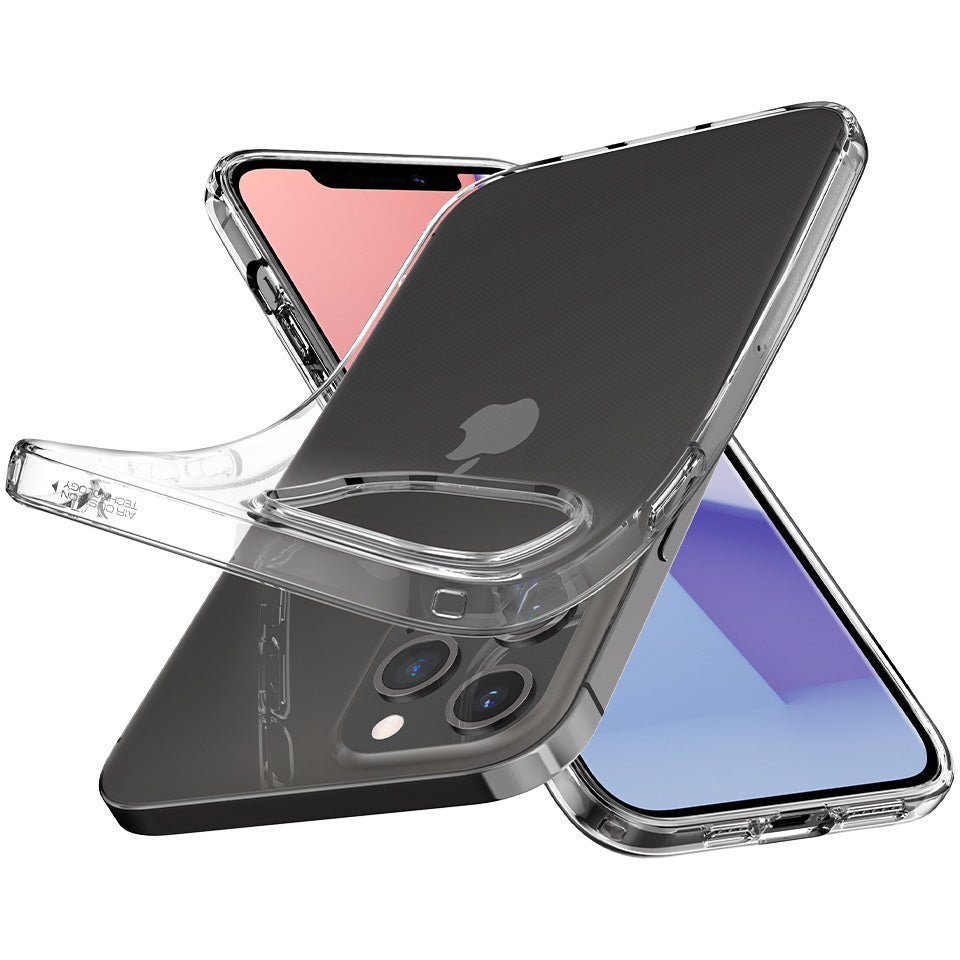 Schutzhülle Spigen Crystal Flex für iPhone 12 / 12 Pro transparent