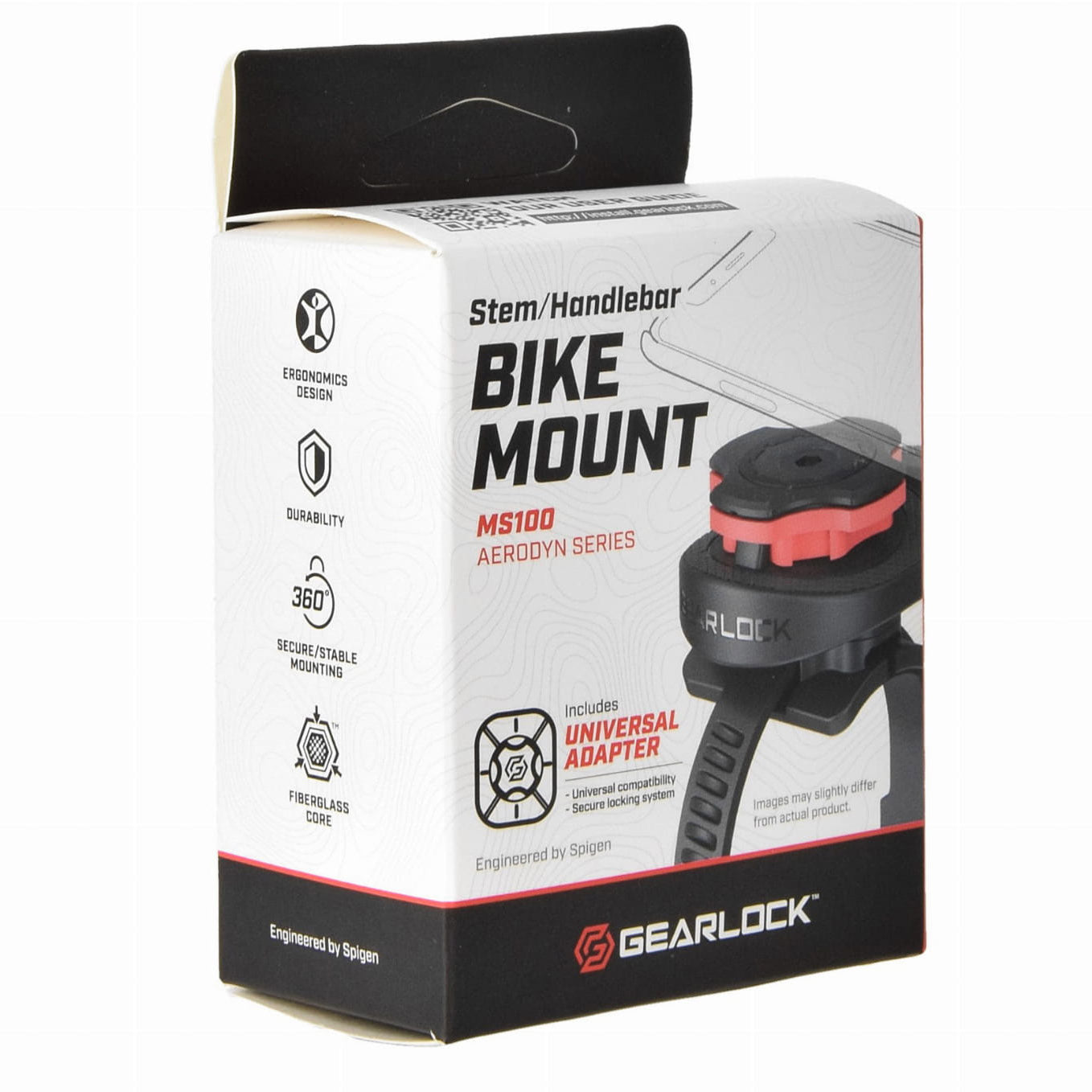 Fahrrad Handyhalterung Spigen Gearlock Bike Mount MS100 schwarz