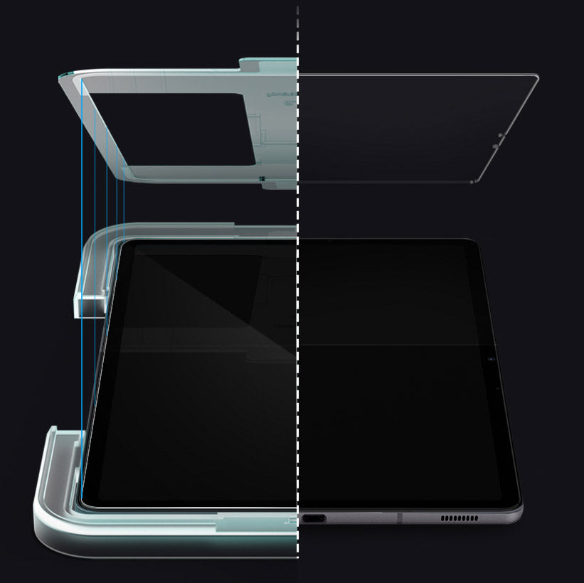 Glas für die Schutzhülle Spigen Glas.tR EZ Fit HD Galaxy Tab S8 / S7
