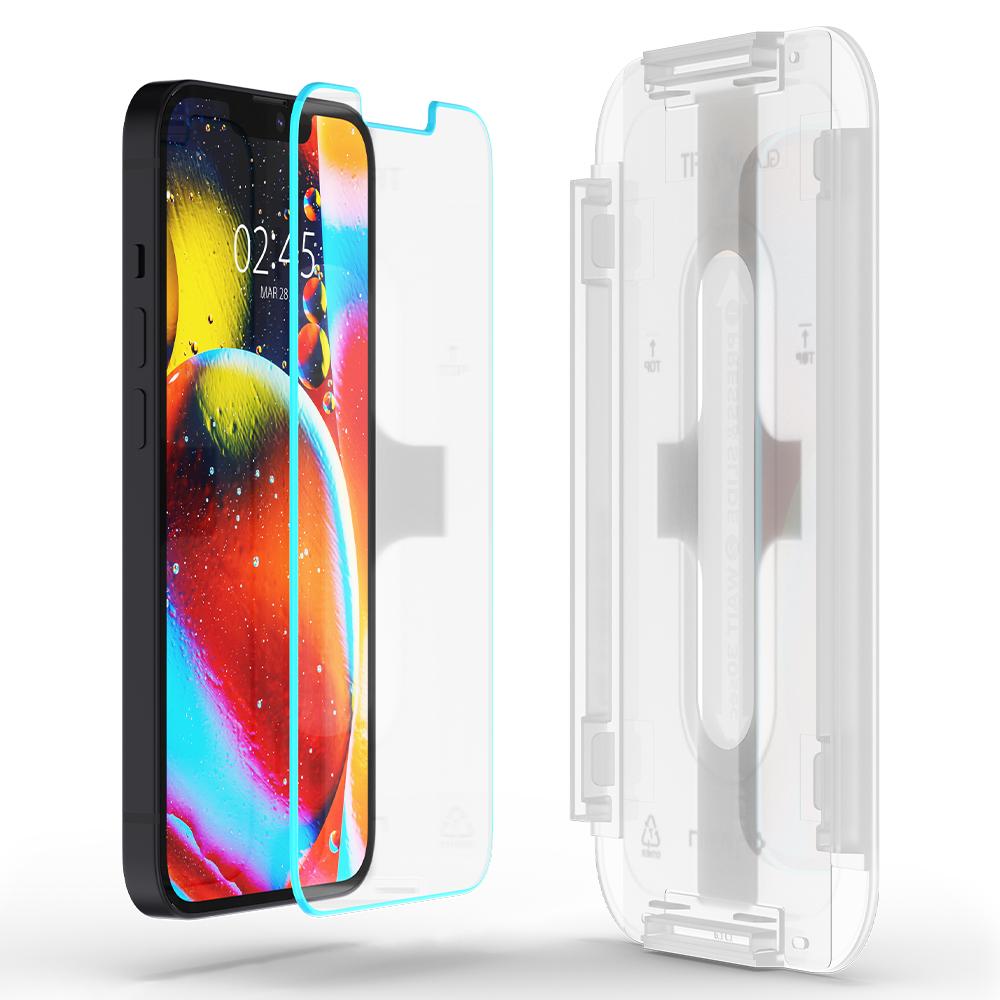 Glas für die Schutzhülle Spigen Glas.tR EZ Fit 2-Pack iPhone 13 Mini