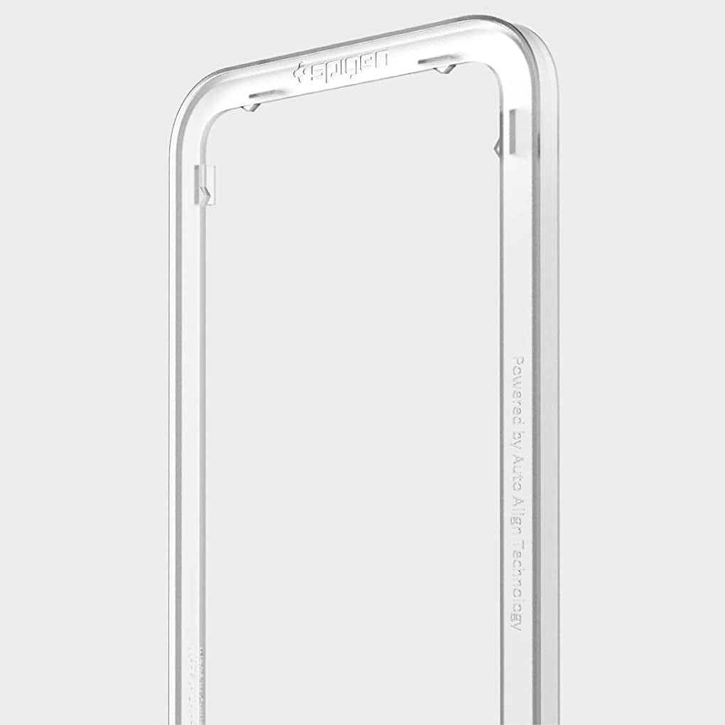 Spigen Alm Glass FC Panzerglas für Samsung Galaxy M53 5G Schwarz 