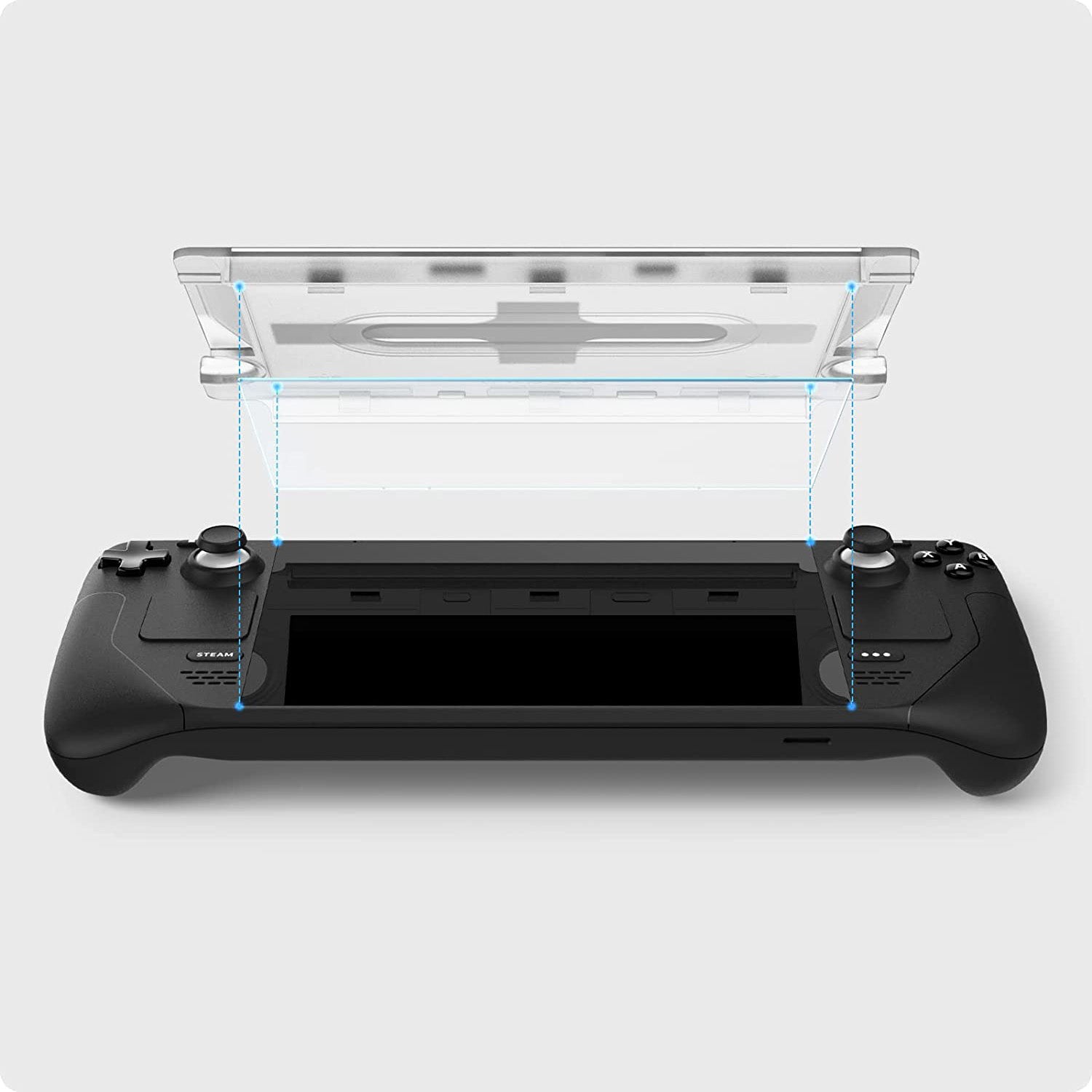 Glas für die Schutzhülle Spigen Glas.tR EZ Fit 1-Pack für Steam Deck / Steam Deck OLED