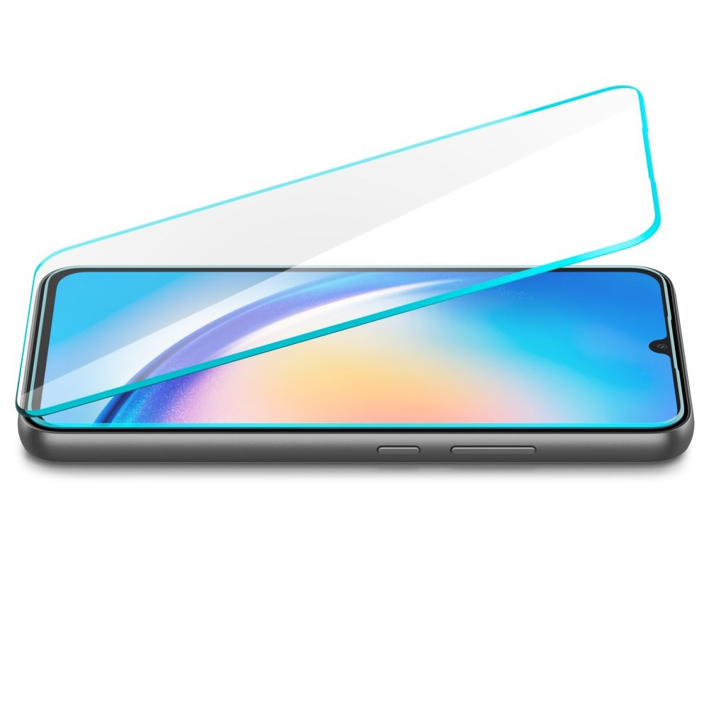 Glas für die Schutzhülle Spigen Glas.tR Slim 2-Pack für Galaxy A34 5G