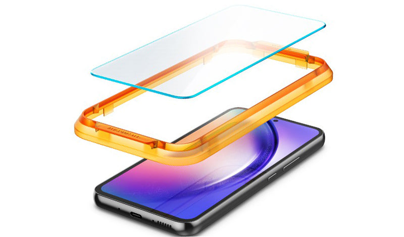 Glas für die Schutzhülle Spigen Glas.tR Slim AM 2-Pack für Galaxy A54 5G