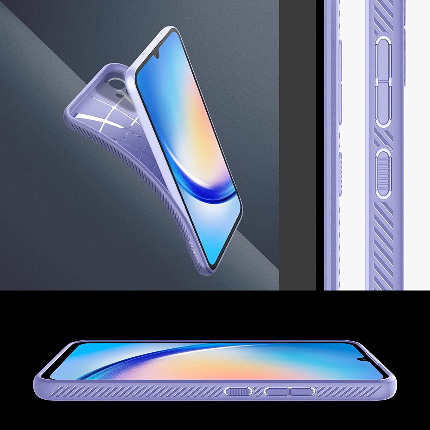 Schutzhülle Spigen Liquid Air für Galaxy A34 5G, Violett
