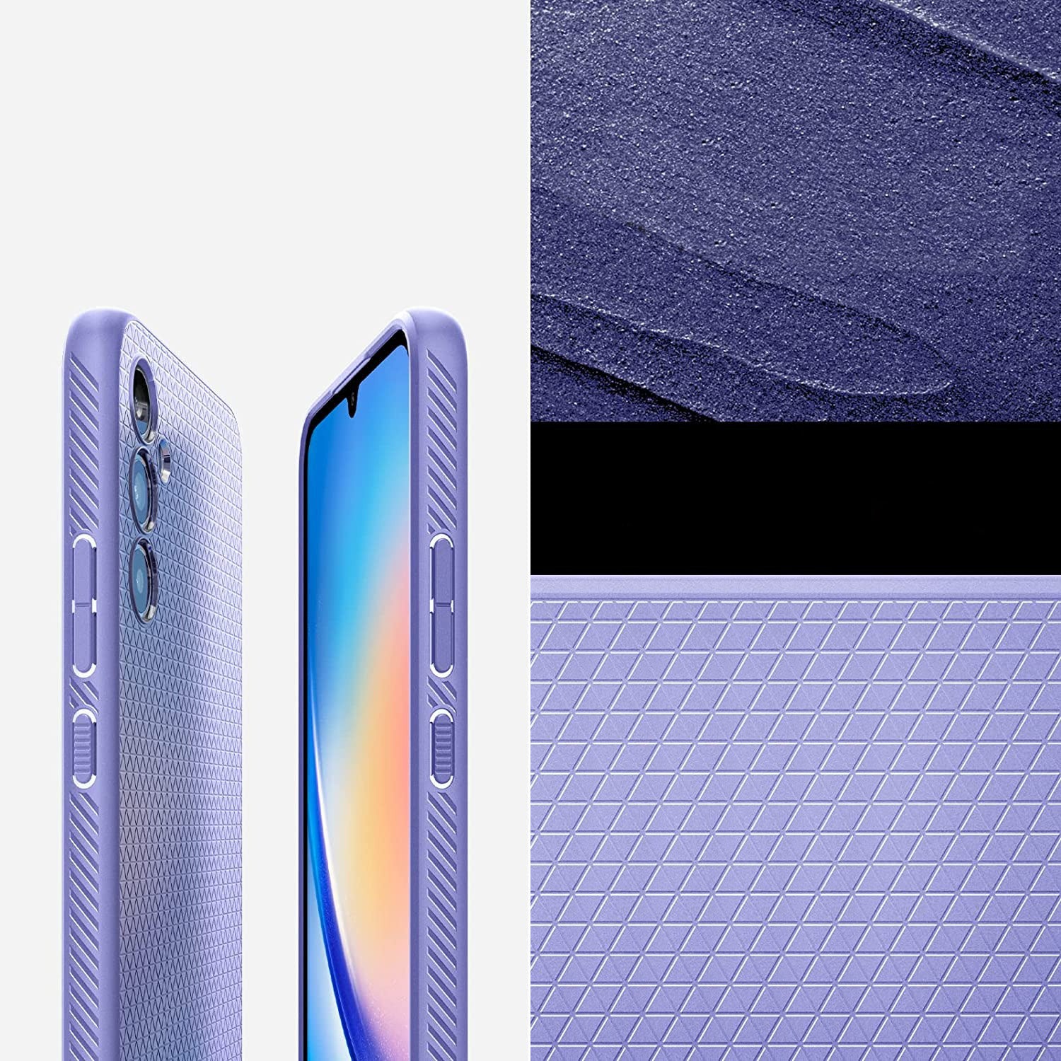 Schutzhülle Spigen Liquid Air für Galaxy A34 5G, Violett