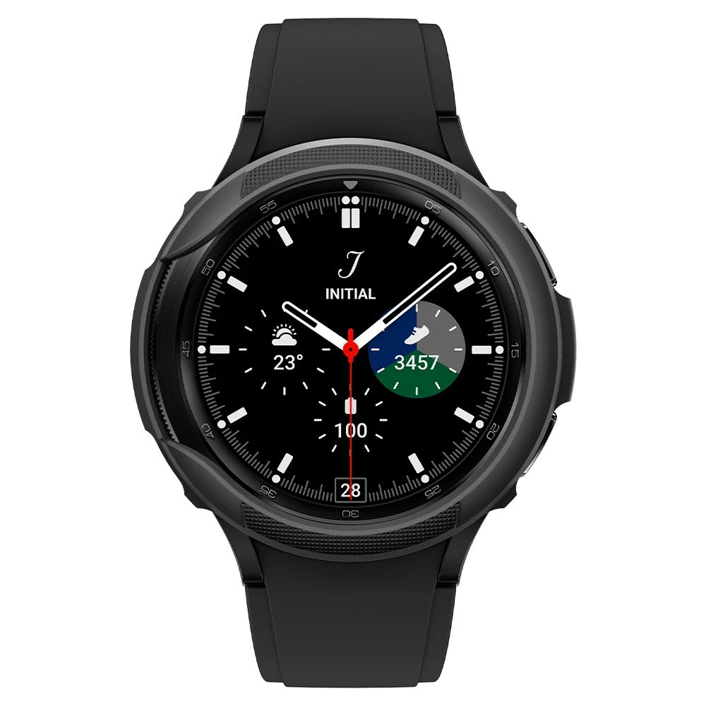 Schutzhülle Spigen Liquid Air für Galaxy Watch 4 Classic 42mm schwarz