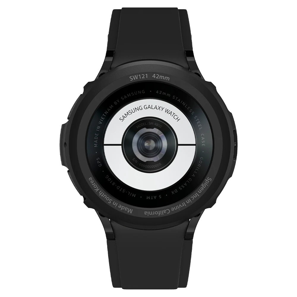 Schutzhülle Spigen Liquid Air für Galaxy Watch 4 Classic 42mm schwarz