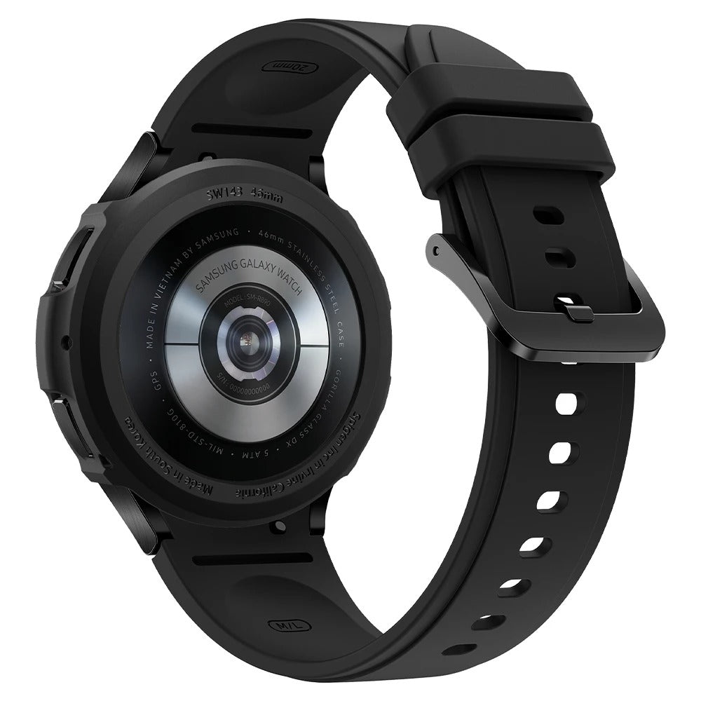 Schutzhülle Spigen Liquid Air für Galaxy Watch 4 Classic 46mm schwarz