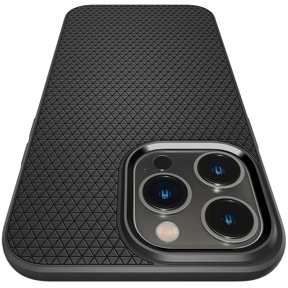 Schutzhülle Spigen Liquid Air für iPhone 14 Pro Max, Schwarz