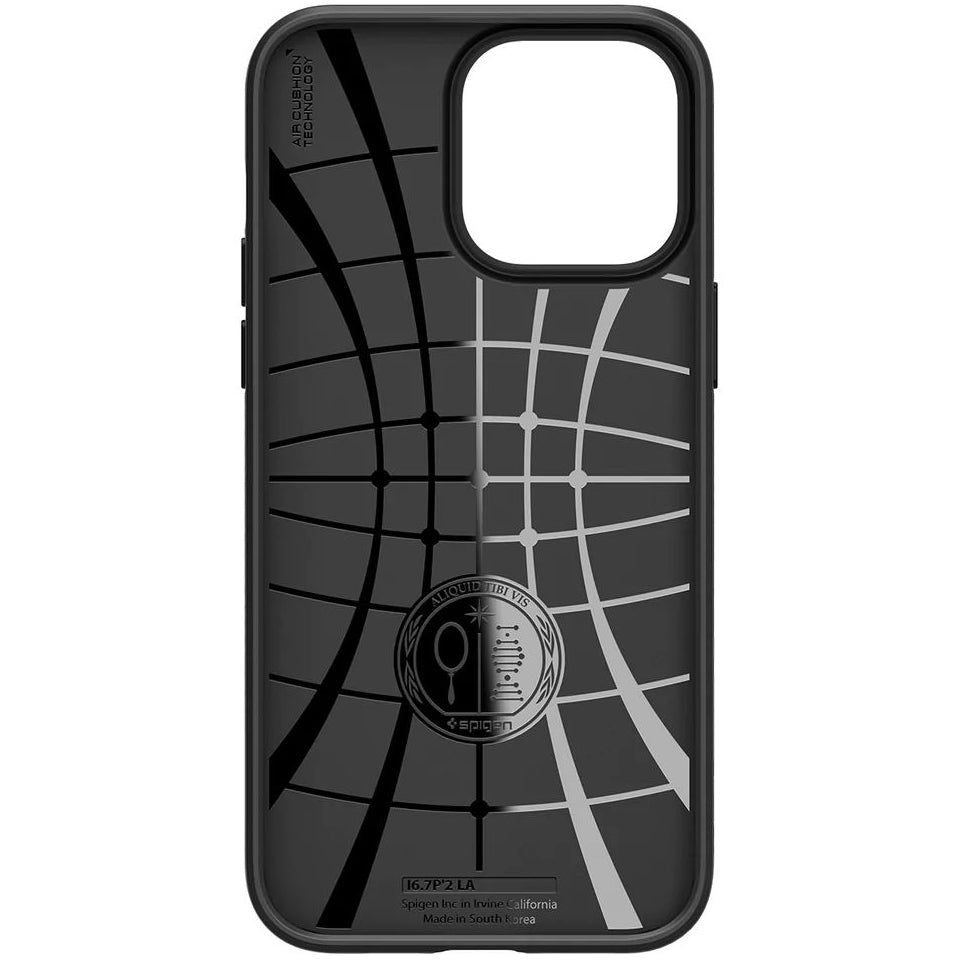 Schutzhülle Spigen Liquid Air für iPhone 14 Pro Max, Schwarz