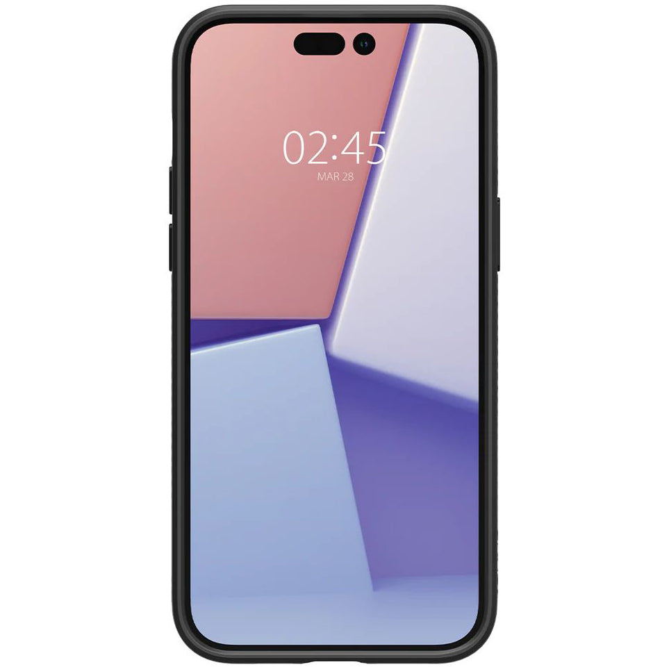 Schutzhülle Spigen Liquid Air für iPhone 14 Pro Max, Schwarz