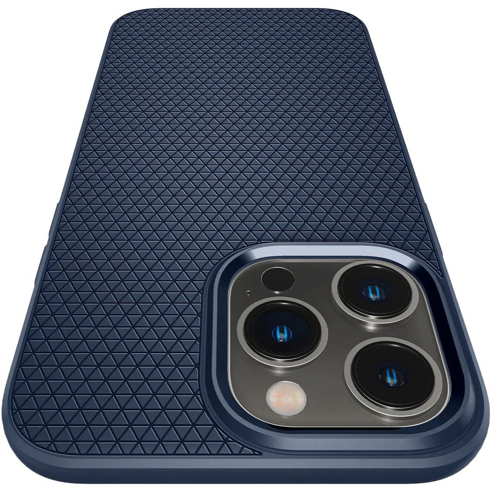 Schutzhülle Spigen Liquid Air für iPhone 14 Pro, Dunkelblau