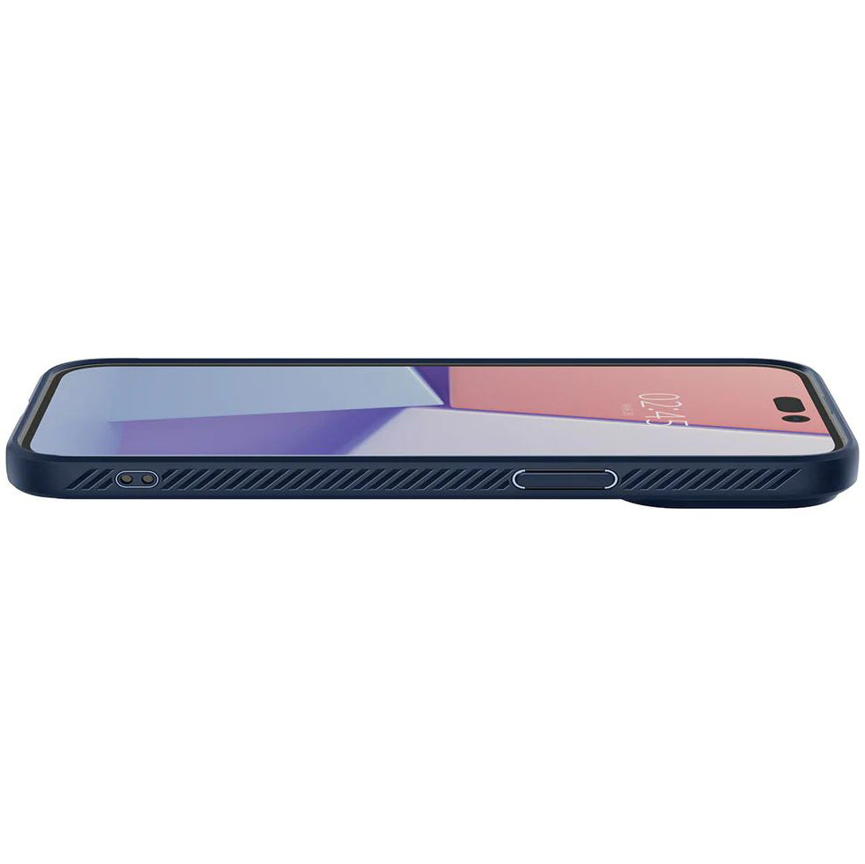 Schutzhülle Spigen Liquid Air für iPhone 14 Pro, Dunkelblau