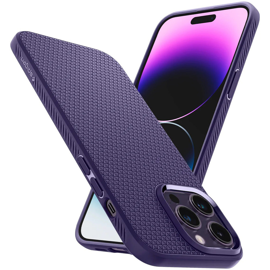 Schutzhülle Spigen Liquid Air für iPhone 14 Pro, Violett