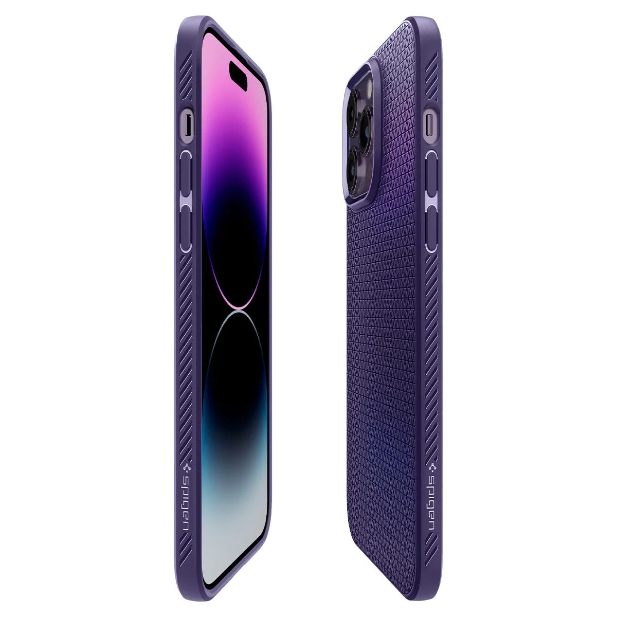 Schutzhülle Spigen Liquid Air für iPhone 14 Pro, Violett