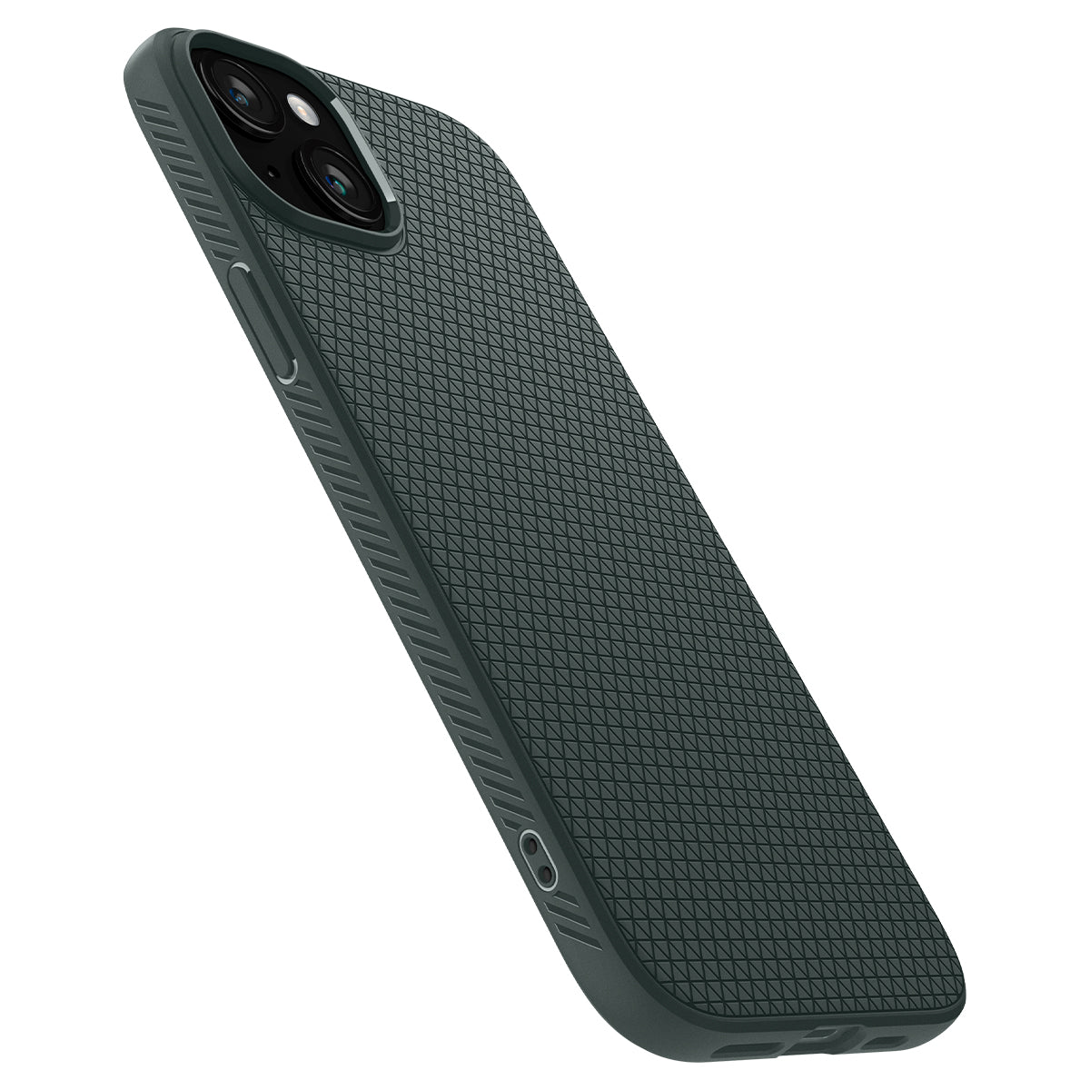Schutzhülle Spigen Liquid Air für Apple iPhone 15, Dunkelgrün